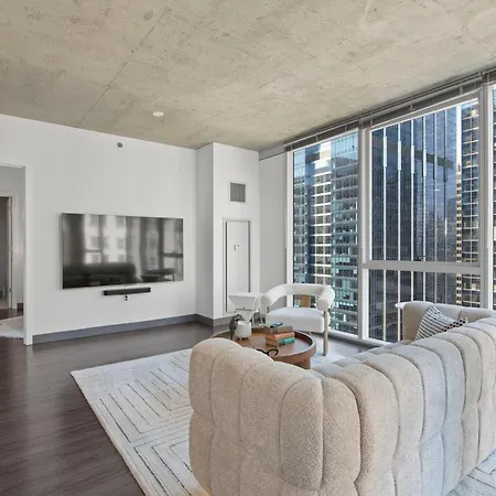 Linea Luxury Living With Indoor Pool And Rooftop Views In The Loop Chicago Exterior photo
