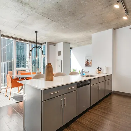 Linea Luxury Living With Indoor Pool And Rooftop Views In The Loop Chicago Exterior photo