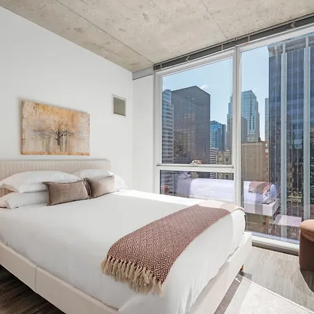 Linea Luxury Living With Indoor Pool And Rooftop Views In The Loop Chicago Exterior photo