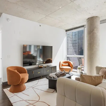 Linea Luxury Living With Indoor Pool And Rooftop Views In The Loop Chicago Exterior photo
