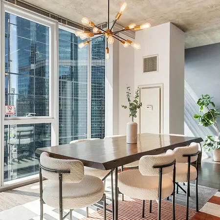 Linea Luxury Living With Indoor Pool And Rooftop Views In The Loop Chicago Exterior photo