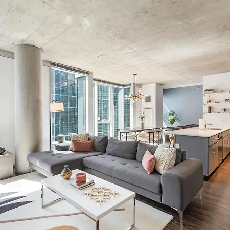 Linea Luxury Living With Indoor Pool And Rooftop Views In The Loop Chicago Exterior photo