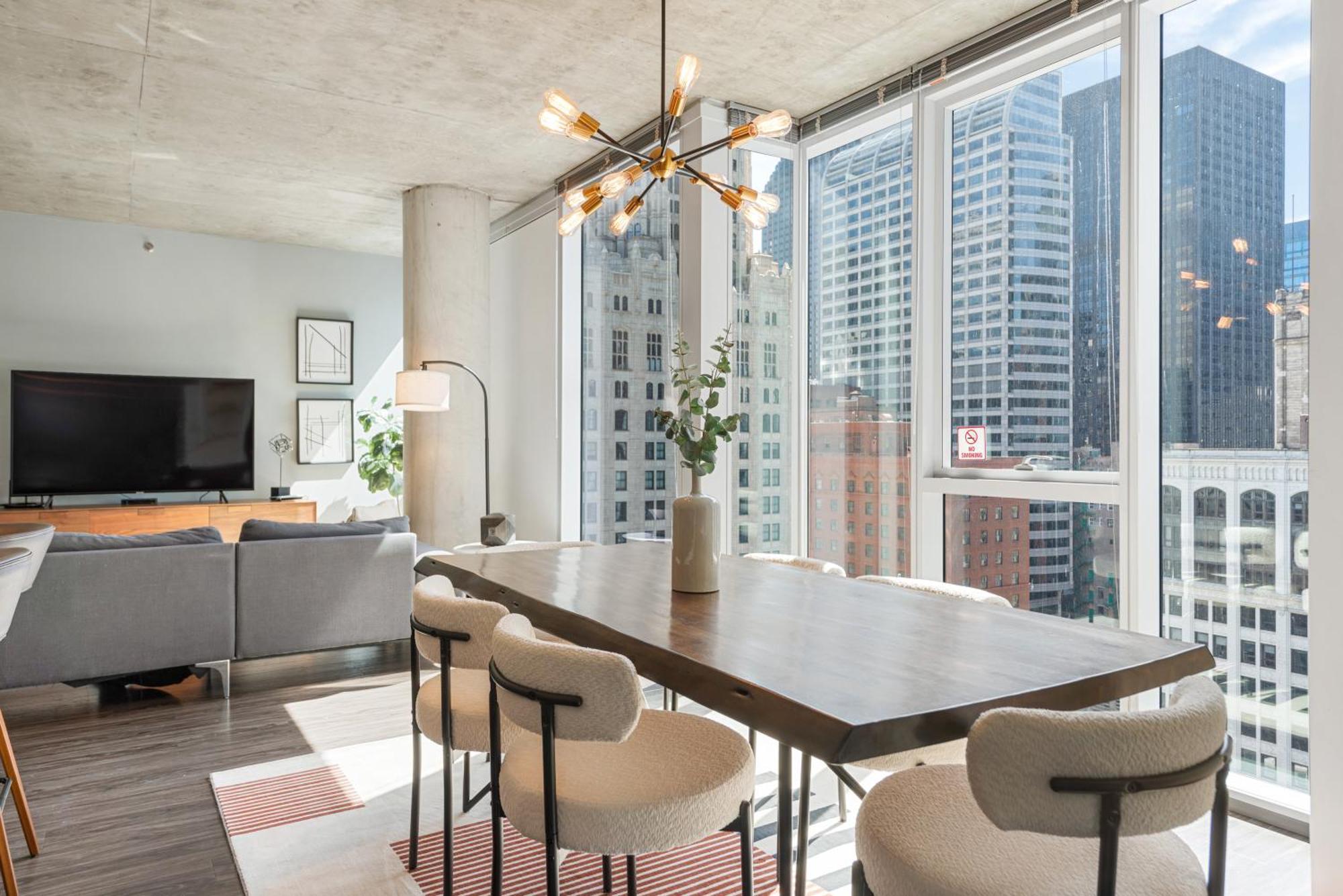 Apartamento Linea Luxury Living With Indoor Pool And Rooftop Views In The Loop *